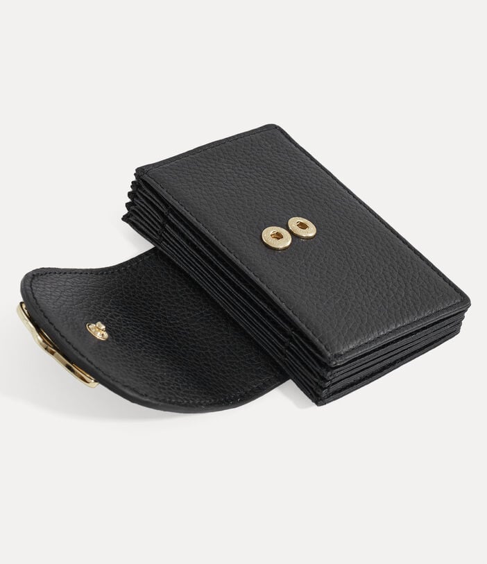 Vivienne Westwood GRAIN LEATHER FLAP CARD HOLDER